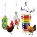 3pcs Chicken Toys for Hens,chicken Xylophone Toy,chicken Mirror
