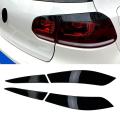 Car Rear Headlight Eyebrow Cover Sticker for 2009-2012 Golf 6 Mk6
