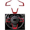 3pcs Car Steering Wheel Panel Cover Trim Frame for Subaru Forester