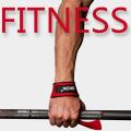 Skdk 2pcs/pair Gym Fitness Weightlifting Hand Grips Band-red