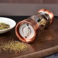 Acrylic Pepper Grinder Ceramic Core Kitchenware Salt Shaker,rose Gold