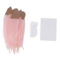 Feather Garland Rose Gold Glitter Dipped Soft Banner Decorations