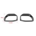 Car Reversing Mirror Rain Eyebrow Frame Decoration Cover Carbon Fiber