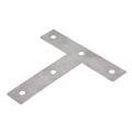5 Pcs Angle Plate Corner Brace Flat T Shape Repair Bracket 80x 80mm