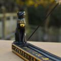 Incense Burner Holder Home Decor Egypt Cat God Incense Holder Office