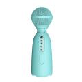 Microphone Child Hand Held Microphone for Mobile Phone Karaoke Blue