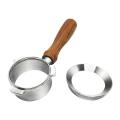 54mm for Breville 8 Series,stainless Steel Coffee Machine Wood Handle