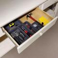 16pcs Storage Drawer Make Up Brush Clothes Holder -dark Gray