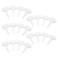 100 Pcs Garden Labels Gardening Plant Classification Plastic White