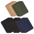 Iron On Denim Patches for Jeans 12 Pcs, 3 Colors (4.9 X 3.7 Inch)
