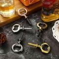 5pcs Metal Wine Stopper and 5 Pcs Stainless Steel Bottle Opener Set