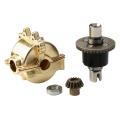 1/14 Scale Rc Car Metal Differential and Gearbox Cover Kit Gold