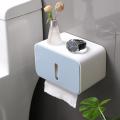 Tissue Box Bathroom Wall-mounted Paper Roll Holder Paper Drawer C