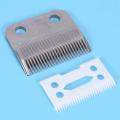 4pc Hair Beard Ceramic Blade Metal Bottom for Wahl Shear Clipper