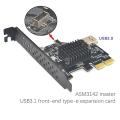 Usb3.1 Front Type-e Expansion Card for Asm3142 Transfer 10gbps