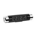 Car Lcd 2 In 1 Digital Clock Thermometer Clip-on Led , Only Celsius