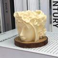 3d Garland Goddess Head Candle Silicone Mold, Diy Mold (79x92mm)