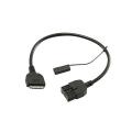 Black Aux Input Interface Cable Port Fit for Infiniti Nissan Ipod
