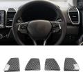 For Honda Carbon Fiber Dashboard Air Vent Outlet Frame Cover Trim Rhd