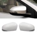 Car Front Right Rear View Mirror Cover Cap with Turn Signal Flashing