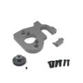 Rc Car Motor Mount Holder with Motor Gear for Wltoys 144001,titanium