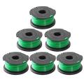 6 Pack Sf-080 String Trimmer Replacement Auto Feed Spool Line