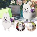 Cartoon Animals Cute Dog Shape Pot Garden Decor Succulent (b)