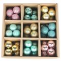 Christmas Tree Pendant Hanging Ball Home Party Decor -pink+blue+gold