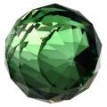 40mm Feng Shui Crystal Ball - Green