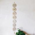 Wooden 7 Chakra Wood Discs Hanging Ornament Chakra Healing Wall