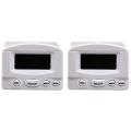 2x Mini Lcd Home Kitchen Cooking Count Down Digital Timer