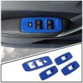 Window Glass Lift Switch Cover for Ford Ranger Everest 2015+, Blue