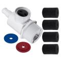 Pool Cleaner Uwf Connector & 4pcs Sweep Hose Replacement Part