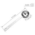 Measuring Scoop 1 Long Handle Stainless Steel for Coffee, Set Of 5