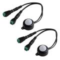 2 Packs Dc 5-24v Pir Infrared Activated Touchless Sensor with Timer