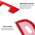 Window Lift Control Panel Interior Trim Switch Panel,abs Red
