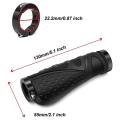 Astro Bike Mountain Non-slip Handlebar Grips for 22.2mm Bicycle,black