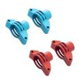 2pcs Aluminum Alloy Rear Knuckle Arms Upright Hub Carrier,red