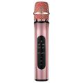 Bluetooth Karaoke Mic Dual Speake for Pc Iphone Android Pink