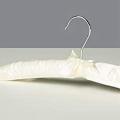 Satin Padded Hangers with Anti-rust Swiveling Chrome Hook for Winter