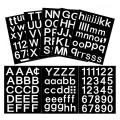 8 Sheets Self-adhesive Vinyl Letters Numbers Kit, for Mailbox,signs