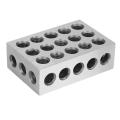 2pcs 25x50x75mm Hardened Steel Blocks 23 Holes Precision 0.005mm