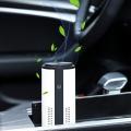 Car Air Purifier Negative Ion Purifier for Bacteria/dust/pollen,white