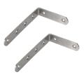 125x75mm L Shape Stainless Steel Shelf Corner Brace Angle Bracket