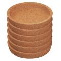 6 Pack 4 Inch Cork Coasters for Most Kind Of Mugs In Office Or Home