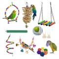 15 Pack Bird Parrot Swing Chewing Toys,birds Cage Toys for Parakeets