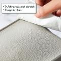 2 Pieces Pu Leather Tissue Box with Bottom Belt (white + Light Gray)