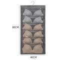 24 Pocket Wardrobe Hanging Socks Bra Underwear Bag Storage Pouch