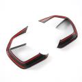 Car Abs Steering Wheel Button Frame Decoration Cover Trim Stickers