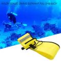 1m Scuba Diving Inflatable Float Signal Tube Sausage,yellow
